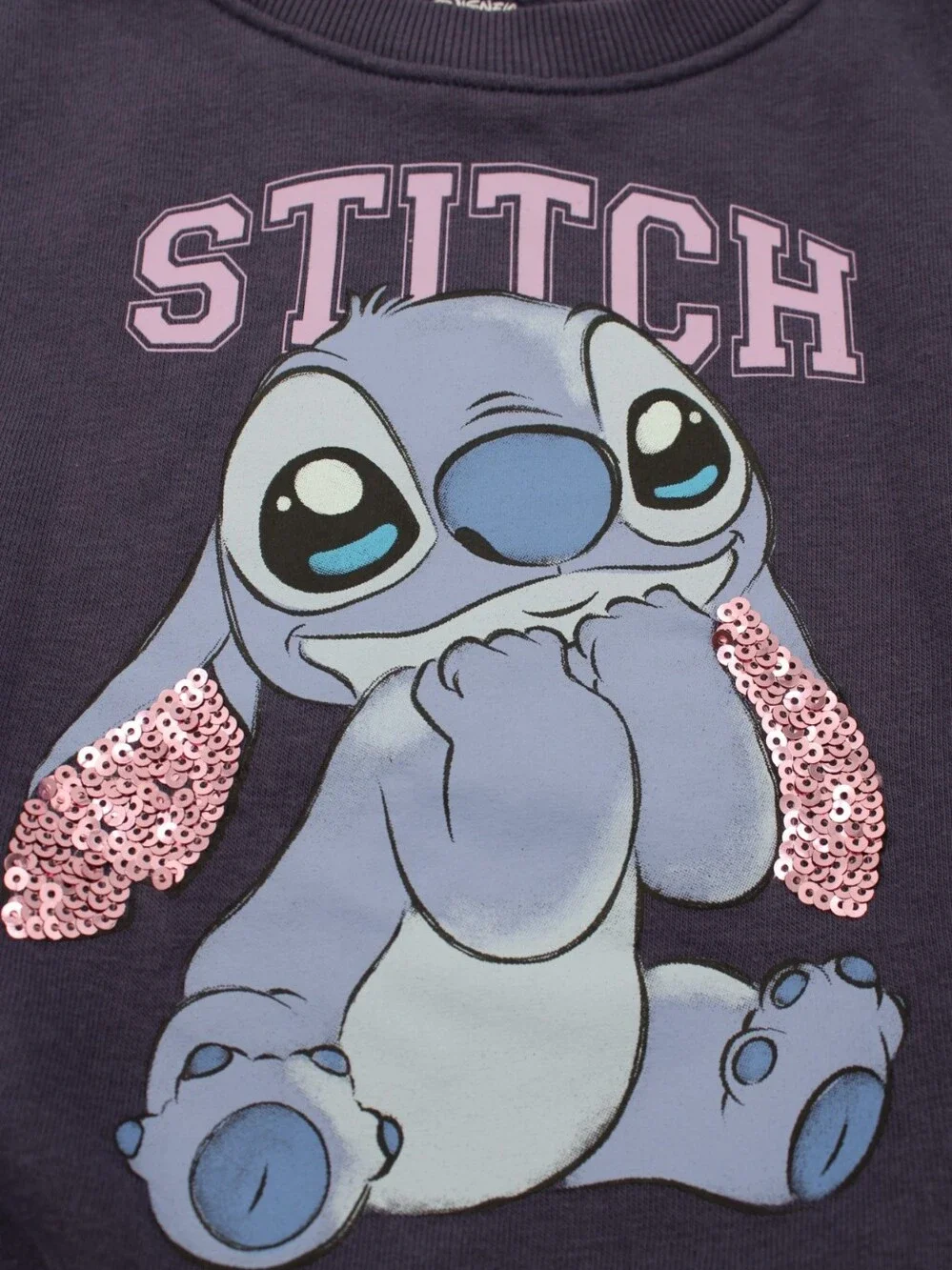 Disney Jumping Beans Girls Stitch Sweatshirt Purple Size 5